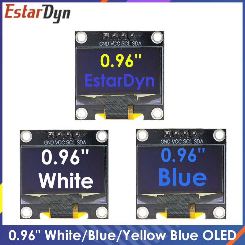 Ssd1306 - 0,96-дюймовый IIC SPI последовательный 7/4-контактный белый/синий/желтый