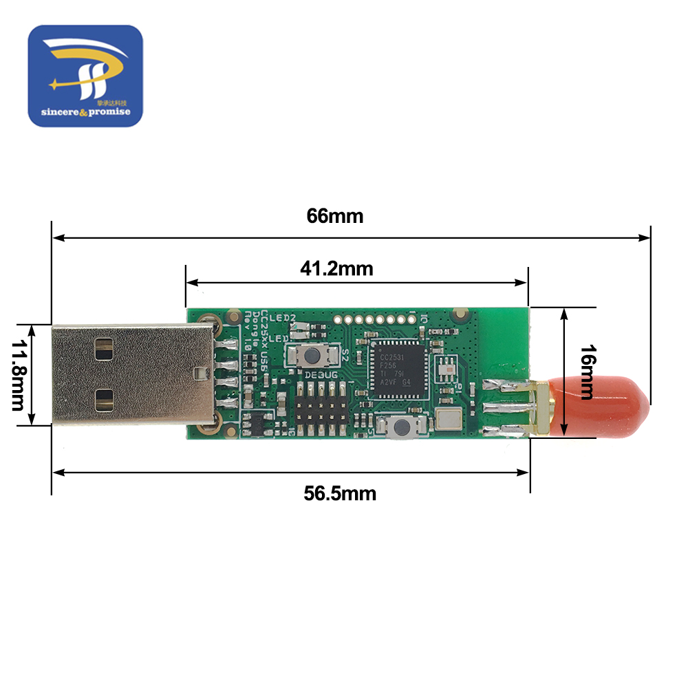 Модуль анализатора протокола с – обзор и цена Zigbee Cc2531