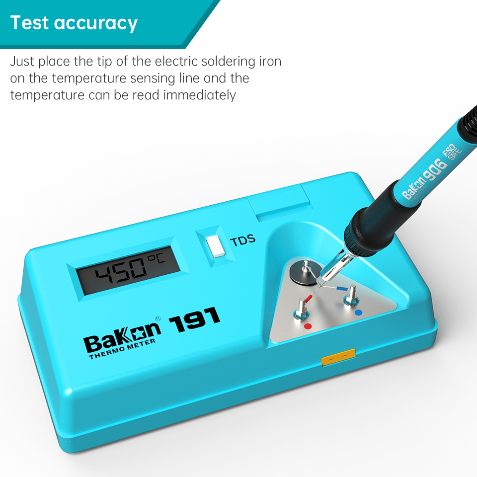 Тестер жала паяльника Bakon BK – обзор и цена Soldering Iron Temperature Probe