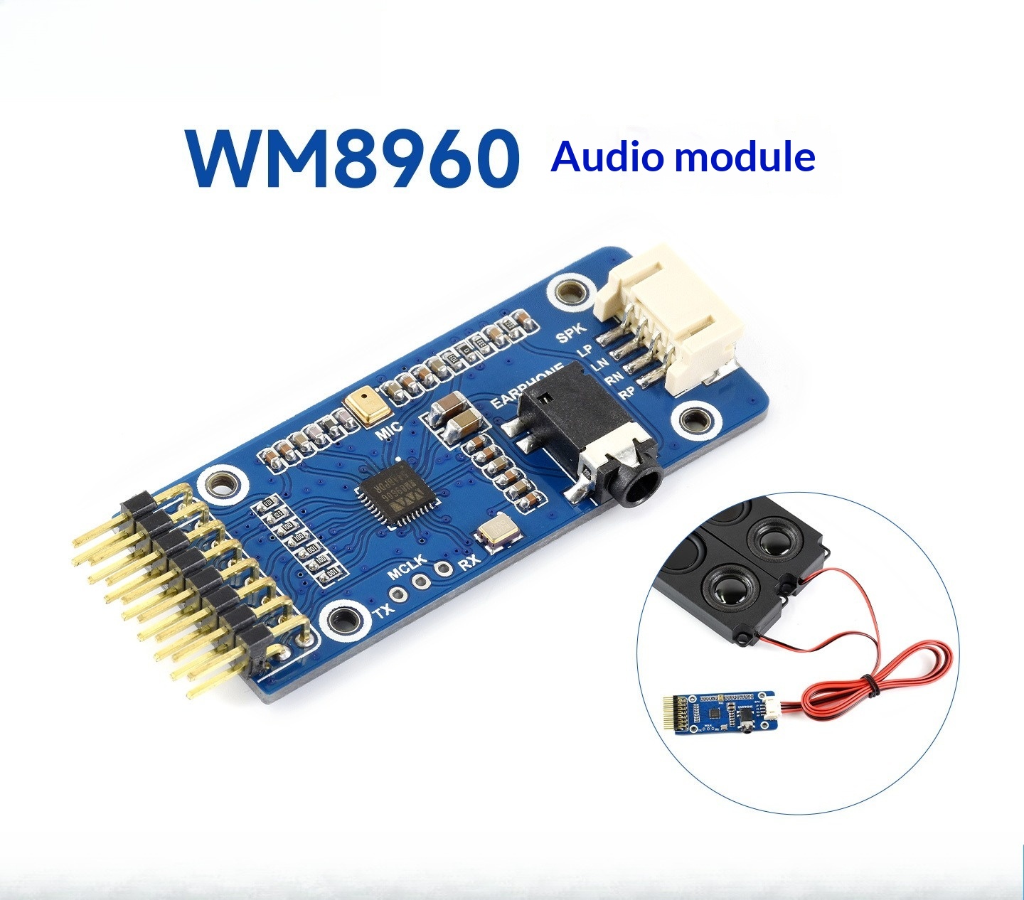 Модуль стереоаудиокодека WM896 – обзор и цена Microphone Module