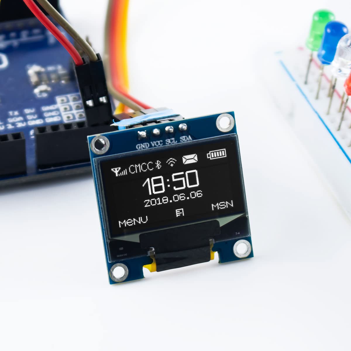 0,96-дюймовый OLED-дисплей I2C – обзор и цена Ssd1306