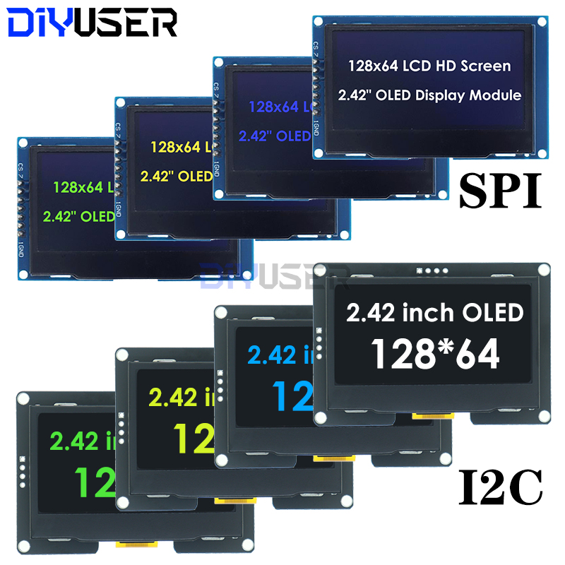 DIYUSER 2,4-дюймовый OLED LCD  – обзор и цена Ssd1306