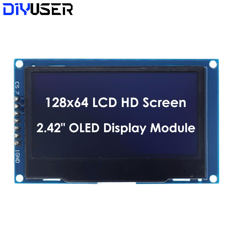 DIYUSER 2,4-дюймовый OLED LCD  – обзор и цена Ssd1306