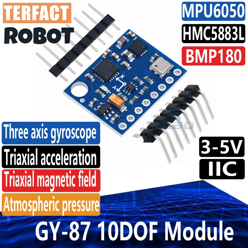 1~5 шт. модуль GY-87 10DOF MPU – обзор и цена Mpu6050
