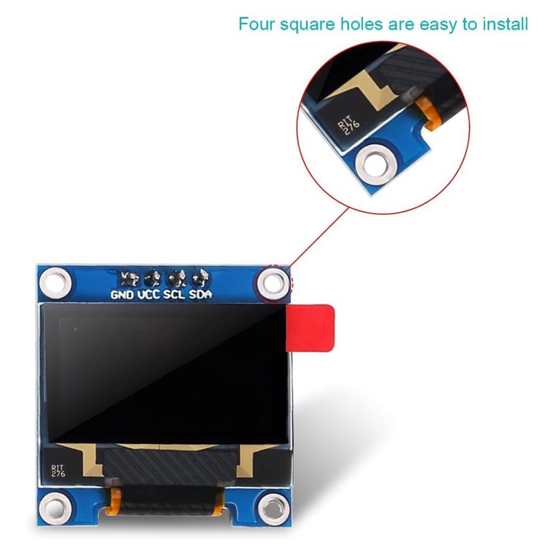 A37T-4Pcs 0,96-дюймовый OLED-д – обзор и цена Ssd1306